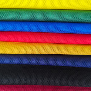 Prix usine léger 135GSM respirant sec tricoté 100% Polyester <span class=keywords><strong>tubulaire</strong></span> maille oiseau oeil tissu pour maillot de sport, vêtements de sport - Product Image 6