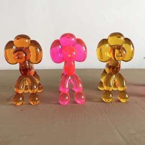 Negozio Visual Merchandising decorativo in <span class=keywords><strong>resina</strong></span> trasparente <span class=keywords><strong>palloncino</strong></span> <span class=keywords><strong>cane</strong></span> - Product Image 2