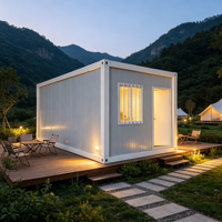 Maison modulaire à faible coût, installation facile, panneaux sandwich, maison préfabriquée, camp de travail temporaire, bureau, cabine