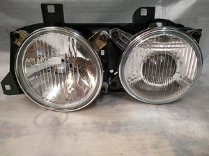 Cho BMW e34 đầu đèn Đèn pha wein pha lê trắng pha lê đen 88-94 - Product Image 2