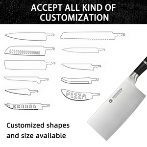 Sharp Stainless Steel Kitchen Cleaver <b>Knife</b> <b>Slicing</b> <b>Knife</b> for Cutting Meat and Vegetables OEM/ODM Wholesale - Product Image 3
