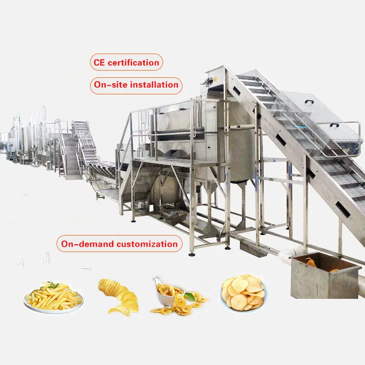 Manufacturers supply frozen french fries potato chips cutter making machine production automatic line price