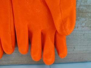 <span class=keywords><strong>Gants</strong></span> de travail en PVC imperméables sans latex avec chaînes pour la manutention de bouteilles de propane de chariots élévateurs à double paroi, conformes aux normes de sécurité industrielle - Product Image 5