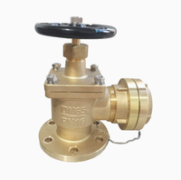 Vanne manuelle en laiton forgé GB/T pour hydrant d'incendie, industrie marine, DN50-DN65, pompe à eau, huile, gaz, garantie 1 an - Vente en gros