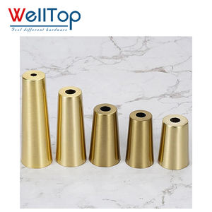 WELLTOP Vente Chaude Accessoires <span class=keywords><strong>de</strong></span> Meubles Quincaillerie Couvercles <span class=keywords><strong>de</strong></span> Pieds <span class=keywords><strong>de</strong></span> Meubles en Cuivre Capuchons <span class=keywords><strong>de</strong></span> <span class=keywords><strong>Protection</strong></span> en Laiton pour Table <span class=keywords><strong>Chaise</strong></span> Canapé - Product Image 5