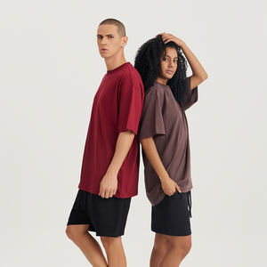 T-Shirt in Jersey Pesante 240gsm Stile Street - 100% <span class=keywords><strong>Cotone</strong></span> <span class=keywords><strong>Manica</strong></span> Corta con Stampa Digitale e Design Neutro - Product Image 2