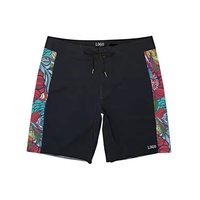Pantalones Cortos de Playa para Hombre, Personalizados, de Secado Rápido, con Tela Elástica en 4 Direcciones, Estilo Patchwork, para Surf y Natación