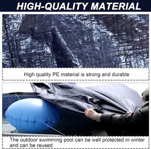 Cubierta para Piscina: Impermeable, Resistente a los Rayos UV para Protección Contra Polvo y Residuos. <span class=keywords><strong>Invierno</strong></span>. Tamaño Personalizado. Lona de PE - Product Image 5