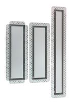 Grille d'aération plate moderne en acier galvanisé pour la ventilation CVC dans les salles de bain et cuisines