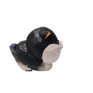 Muñeco de Madera Shiba Inu de Color Negro, Adorno de Escritorio Hecho a Mano, Linda Decoración, Regalo de Oficina, Pieza Única, Diseño Moderno - Product Image 5
