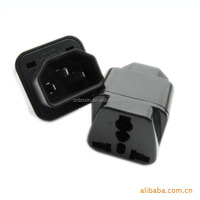 Adaptateur de prise femelle Schuko vers IEC 320 C14, adaptateur de voyage universel pour téléphone portable, AC 100~250V, cuivre, neuf, certifié CE