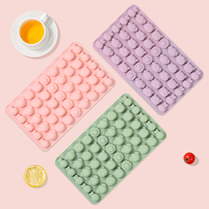 Động vật Silicone kẹo khuôn dễ thương phim hoạt hình sô cô la khuôn mini Bunny lợn mèo hổ và sư tử hình Silicone nướng khuôn - Product Image 1