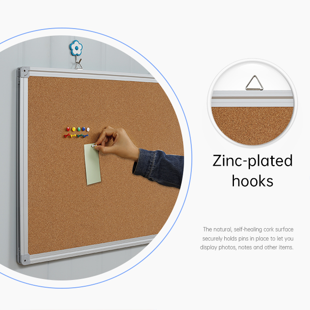 Изготовитель на заказ, алюминиевая рама, мягкая доска для заметок для школы, класса, офиса