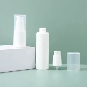 Botol pompa pengap plastik PP 20ml 15ml 30ml 50ml, botol plastik untuk kemasan kosmetik