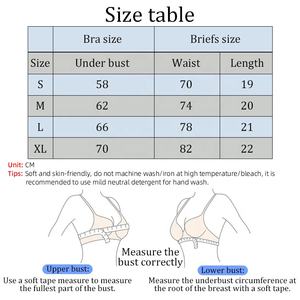 Комплект женского нижнего белья с кружевной отделкой и открытой спиной - Product Image 6