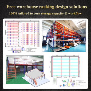 Système de <span class=keywords><strong>rack</strong></span> d'entrepôt lourd étagère de stockage de palettes à 2/3/4/5 couches réglable en acier métal bois-pour l'entreposage et le rayonnage - Product Image 4
