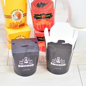 Caja de comida desechable para llevar Cajas de comida de fideos de arroz chino para llevar Embalaje de <span class=keywords><strong>pasta</strong></span> para caja de papel de fideos - Product Image 1