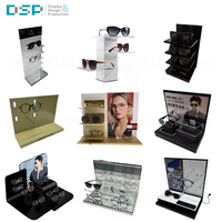Présentoir de Comptoir pour Lunettes DSP Vietnam Factory, Support en Acrylique pour Lunettes de Soleil avec Miroir au Dos