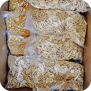 Perles de sucre comestibles en vrac de 500 g, décorations pour gâteaux, pépites dorées, fournitures de boulangerie - Product Image 1