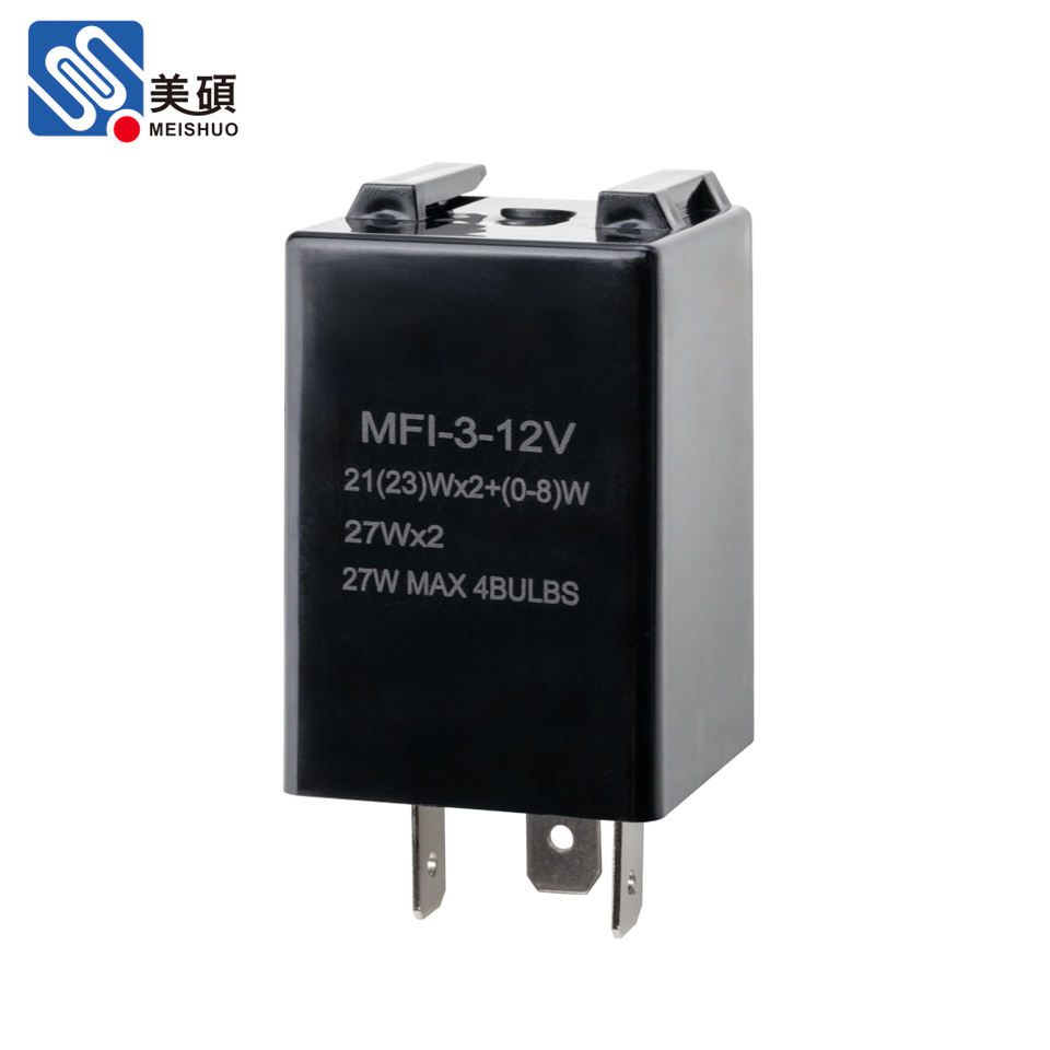 MFI-3-12V 3P 12V DC Low Power Flasher Relay Unit Multi-Purpose for Turn Signal Hazard Warning & Strobe Lights