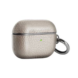 Housse <span class=keywords><strong>de</strong></span> protection en cuir <span class=keywords><strong>de</strong></span> vache pour <span class=keywords><strong>Airpods</strong></span> Pro 1 2 3 Versions, nouveau Design <span class=keywords><strong>de</strong></span> <span class=keywords><strong>marque</strong></span> <span class=keywords><strong>de</strong></span> luxe OEM ODM pour <span class=keywords><strong>Airpods</strong></span> 2022 - Product Image 4