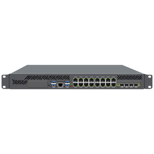 อุปกรณ์ไฟร์วอลล์แบบติดตั้งบนแร็ค 1U C612NP 16L 16 พอร์ต 2.5GbE ซีพียูคู่ Xeon E5 2650 V4 2695 V4 เซิร์ฟเวอร์รักษาความปลอดภัยเครือข่าย - Product Image 1