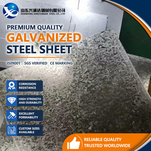 Placa de Acero Galvanizado por Inmersión en Caliente S280GD Z275 de 0.35mm x 1000mm con Excelente Resistencia a la Corrosión - Product Image 1