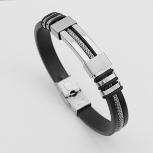 2026 Hot Selling Simple Popular Design Glossy Geometric <b>Chain</b> Bracelet Punk <b>Titanium</b> Steel Men's Bracelets Trendy Jewelry - Product Image 5
