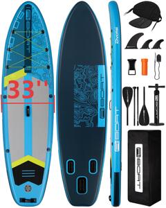 Tabla de SUP inflable de fabricación china con tecnología Drop Stitch, OEM, para surf y stand up paddle, con costuras soldadas en caliente y asiento AI05/5, ¡gran oferta, novedad! - Product Image 1