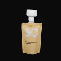 Doypack imprimé personnalisé réutilisable boisson de jus de fruits bio purée presser recharge pochette d'emballage sac d'aliment pour bébé avec bec verseur