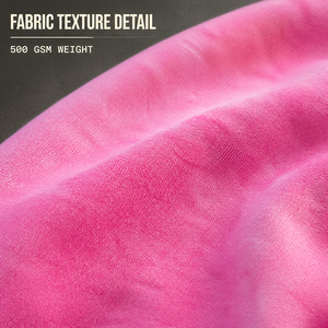 Sudadera con capucha y cremallera completa para hombre, personalizada, de 500GSM, de peso pesado, estilo vintage lavado, color rosa, con estampado gráfico de ángel Cupido, estilo urbano, OEM - Product Image 2