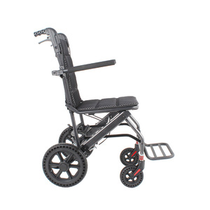 Cadre en alliage d'aluminium Fauteuil roulant manuel portable pliable pour les personnes âgées à voyager - Product Image 6