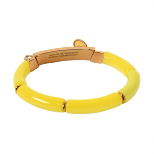 Bracelet tendance en acier inoxydable 316L plaqué or PVD, durable, résistant, couleur jaune, design épais - Product Image 2