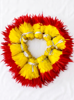 Plumes de coq chinoises pour costumes de carnaval, plumes de selle, plumes de Gallo, plumes de coque, bicolores, pour décoration, en guirlande