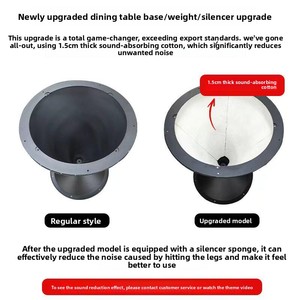<b>Round</b> Extendable Slate Turntable <b>Dining</b> <b>Table</b> Italian Style Minimalist Light Luxury Requires Assembly <b>for</b> Small Apartments - Product Image 5