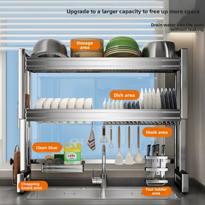 Portasciugamani Pieghevole a Tre Livelli in Acciaio Inox da Parete, Impermeabile, <span class=keywords><strong>per</strong></span> <span class=keywords><strong>Bagno</strong></span> - Product Image 4
