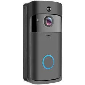 חדש גרסה V5 חכם בית Wifi טבעת דלת פעמון 720P וידאו אלחוטי פעמון עם מצלמה אינטרקום אופציונלי עבור Tuya alexa APP
