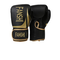 Gants de boxe légers sur mesure Fanshi en cuir PU, confortables pour l'entraînement au sac de frappe, pour adultes, arts martiaux