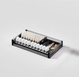 HNOSS Support de rangement à <span class=keywords><strong>tiroirs</strong></span> Panier à vaisselle en aluminium sous l'évier Organisateur de casseroles et de poêles - Product Image 5