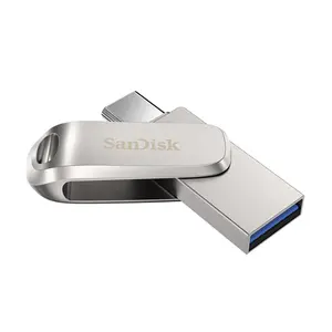 Orijinal SanDisk SDDDC4 USB Flash sürücü USB 3.1 tip-c 32GB 64GB kadar 150 MB/s Pendrives 128GB kalem sürücü cep telefonu için 256GB