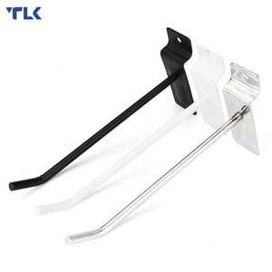 Siêu thị Hội Đồng Quản trị rãnh treo móc cửa hàng đá đen tường hiển thị móc siêu thị treo Rack hiển thị móc - Product Image 1