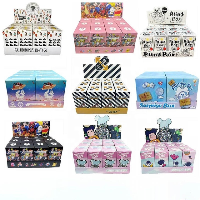 Wholesale Cute Surprise Box for Gift Packaging Custom Mini Art Toys Blind Box Random Box