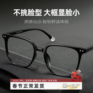 Montura de Gafas Rectangulares Negras Ultraligeras Estilo Coreano 9015 para Hombre, TR90, Montura Completa, Diseño Ligero - Product Image 5