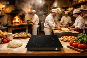 Placa de Inducción Comercial de un Solo Control, de Alta Resistencia para Cocinas de Restaurantes con Control Sencillo y Rápido - Product Image 6