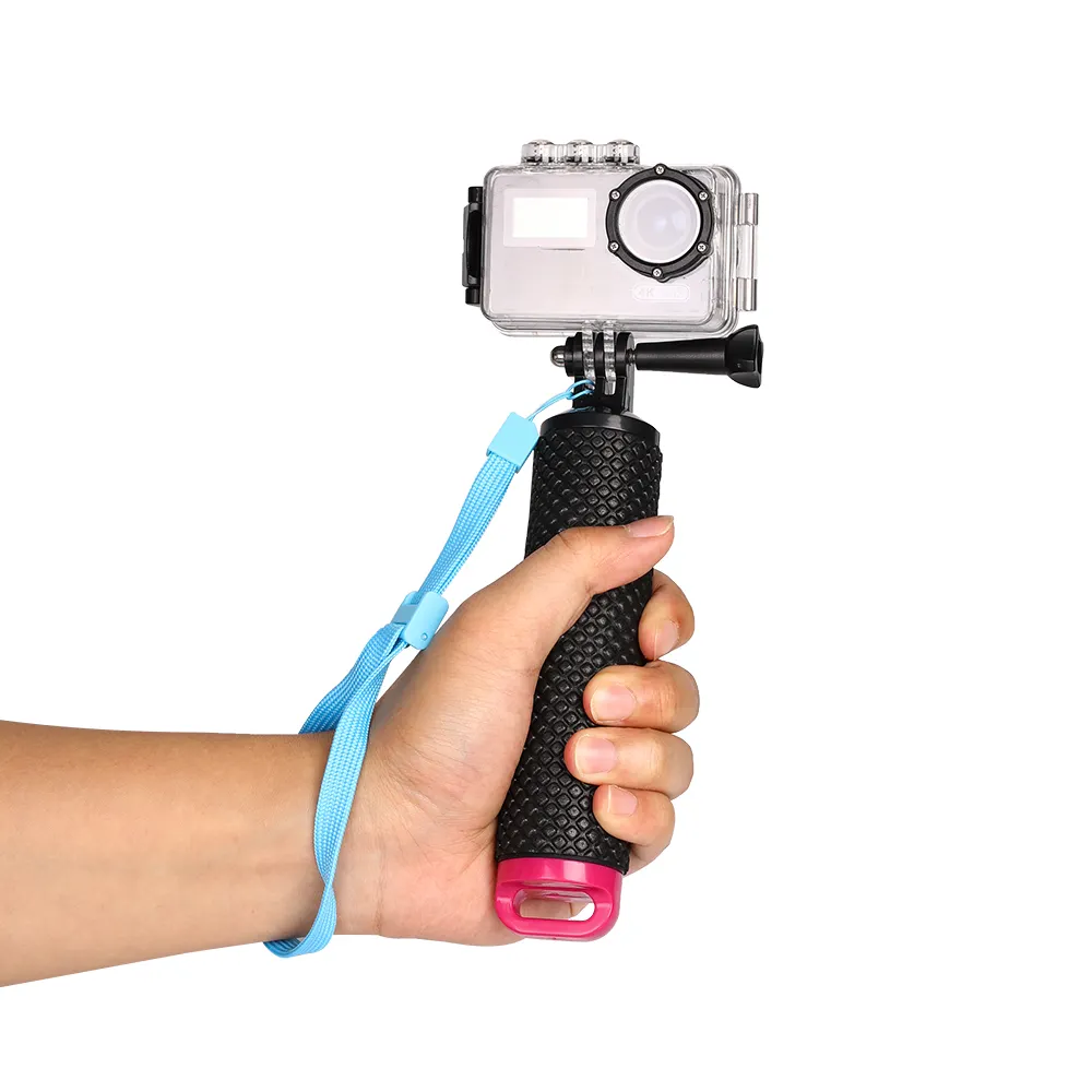 Poignée de Selfie flottante sur monopode, avec poignée, imperméable, main flottante, pour caméra d'action