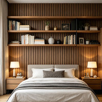 Panneau acoustique moderne de qualité supérieure en fibre de polyester 100 %, isolation phonique NRC 0,8, garantie 5 ans, chambre à coucher, bureau à domicile, salon, extérieur