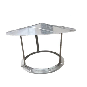 Couvercle de protection pour capot de cheminée en acier inoxydable, capuchon de protection d'extrémité de 60 à 250mm, offre spéciale - Product Image 1