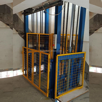 Ascenseur de fret de 1 tonne pour le chargement en sous-sol, monte-charge hydraulique pour entrepôt, élévateur de marchandises