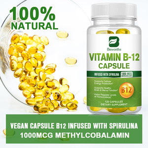 Beworths bổ sung chế độ ăn uống bổ sung bổ sung sức khỏe cho não và thần kinh bổ sung vitamin <span class=keywords><strong>B12</strong></span> Mới Về Hàng Mới Về 120 miếng - Product Image 4