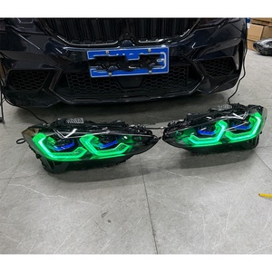 Sistema de Iluminación Automotriz para <span class=keywords><strong>BMW</strong></span> Serie 4 M3 M4 G22 G26 G80 420 425 <span class=keywords><strong>430</strong></span>, Conjunto de Faros Láser, Luces RGB - Product Image 4